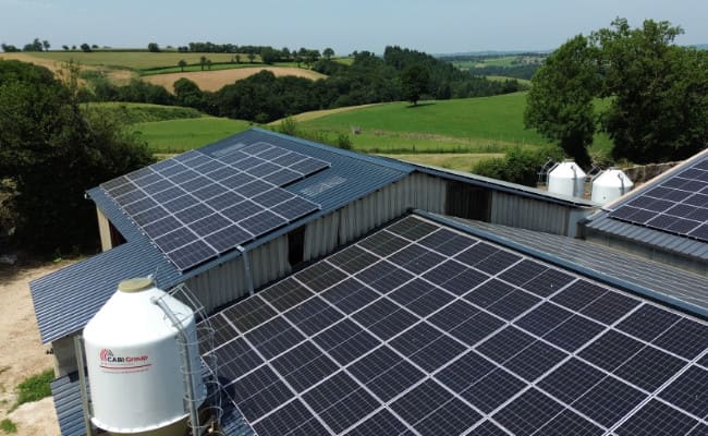 Vue supplémentaire de l’installation solaire à La Selve