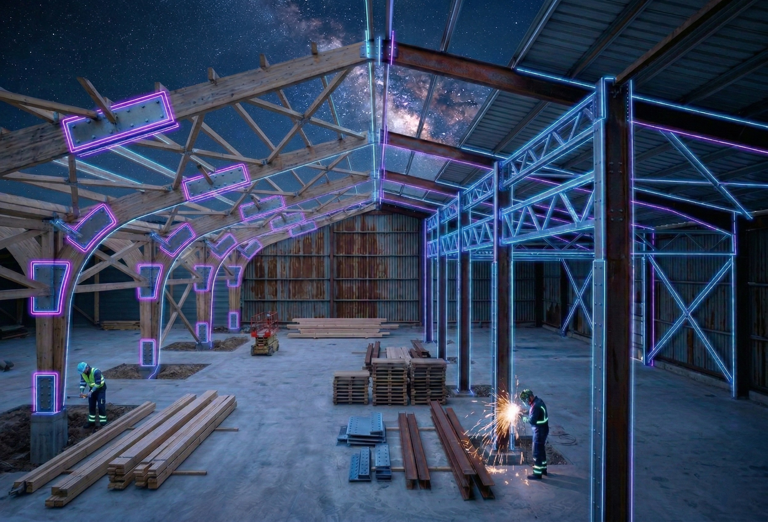 Construction métal et bois